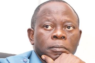 Oshiomhole, Buhari, Oshiomhole wins Edo North APC senatorial primaries