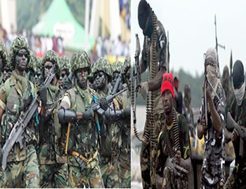 Pasukan melancarkan serangan terhadap militan di Lagos, Ogun