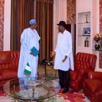 Jonathan briefs Buhari