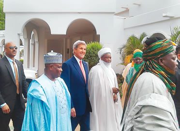 Kerry di Nigeria, bertemu Buhari, Sultan, 5 pemerintah Utara