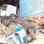 auto crash, Edo, Benin, autocrash, accidents, trucks, vehicles, Edo, 4 lives