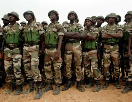 Nigerian Army soldiers, militants camps, troops, kidnapped expatriates, DHQ