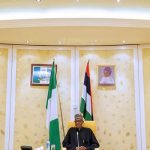 BUHARI arrives from London
