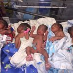 Woman who delivered quintuplets, A 24-year woman, Miss Oluomachi Nwaojo who delivered a set of five babies has solicited help from the government and good-spirited Nigerians to assist the family pay her hospital bill and to care for the babies., quintuplets
