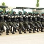 police parade nigeria SARS