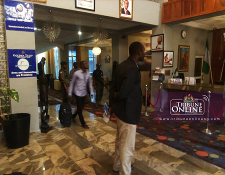 Scenes as FIRS seals Golden Tulip Hotels for tax default