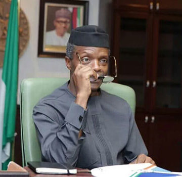 Acting President Yemi Osinbajo