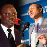 Past Governor of Delta State, Dr Emmanuel Uduaghan (L), ace economist, Professor Pat Utomi (R)