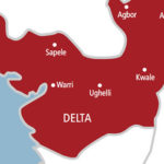 Ehiwarior unveils agenda, Delta retirees months arrears,Two robbery, murder suspects die in gun battle with police in Delta, 3 die in Delta, Gunmen abduct pharmacist in Delta, Gunmen kill three policemen in Delta, strange disease hits Delta school, Police arrest man with N80,000 worth of fake notes at POS outlet in Delta, Suspected mentally-deranged person stabs man to death in Delta, Police nab suspected cultists, Police nab suspected cultists, Collapsed toilet wall kills, Two died others injured, Bayelsa PDP primaries, IPOB's threat to enforce, Gully erosion kills boy, threatens 20 buildings in Delta community, One fatally injured as rival cults clash in Warri, Police rescue 5 underage girls allegedly used as sex slaves in Delta, Manhunt for man, Police raid hotel, arrest four cultists, recover stolen car in Delta, Cult-related attacks claim five lives in Delta community, Police arrest woman for attempting to chop off husband's manhood in Delta, Woman defiles 12-year-old niece with stick for stealing garri, fish in Delta, 2023:  Delta Traditional Rulers Council distances self from proposed monarchs summit, Gunmen reportedly kill army officer in Warri, Gunmen kill vigilante member in Ogwashi Uku over land, Gardener commits suicide in Sapele, Auto crash kills six in Delta, Seven women feign blindness, arrested for child trafficking in Delta, others to death in Delta, Woman arrested for collecting N.4m to pass Nursing student in Delta, mad man burnt alive in Delta, Fleeing armed robbery suspects kill four in Delta, Aladja/Ogbe-Ijoh crisis: One abducted, another injured, as gunshots rock communities, Eleven kidnapped persons rescued in Delta, Police arrest 35-year-old man for allegedly raping siblings in Delta, Girl escapes as two boys die at Effurun barracks fire incident, Hunter kills 60-year-old man in Delta for setting trap in farm, Four feared killed in Delta communities over land dispute, One kidnap victim rescued, Farmers outline reasons, detention of 14 youths in Delta community, Delta gov orders contractors, Two drown in Warri river, Protest, controversy trail killing of birthday celebrant in Delta, Dusk-to-dawn curfew imposed, 3 feared killed, Ekiugbo, Ihwreko communities, One killed in Delta, Angry tenant stones landlord, Delta residents ignore directive, Community exco swearing-in , Police arrest three cultists in Ogwashi Uku, Youth activities in Oghara suspended, Reactions trail Delta cabinet, Suspected ritualists chop off head, Delta lawmaker condemns abduction, Death toll of mysterious, missing seven-year-old, Woman crushed to death, Car Thief crushes pregnant woman, Unapproved clinic, High tension cable kills man, Delta, Delta Workers accept salary review, alawuru, mysterious disease, cults clash at Ughelli, delsu lecturer, anti-cult commander, Ughelli police, 18-year-old lady in Delta hotel, Ughelli cult shootout, Abducted husband of bank manager, delta robbers, cultists axe delta student, meat seller in sapele, woman in shallow grave, prosecution of killer-cop, Community curses masterminds