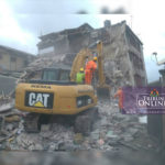 Building collapse at Ilufe road, Alaba International Market, Ojo, Lagos State on Monday