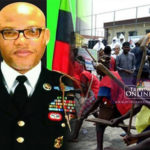 Nnamdi Kanu warns members, IPOB supreme leader, Nnamdi Kanu (L) versus Arewa Youths
