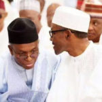 Nasir El-rufai, Kaduna State Governor (left) and President Muhammadu Buhari