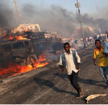 At least 85 dead in Somalia capital city blasts
