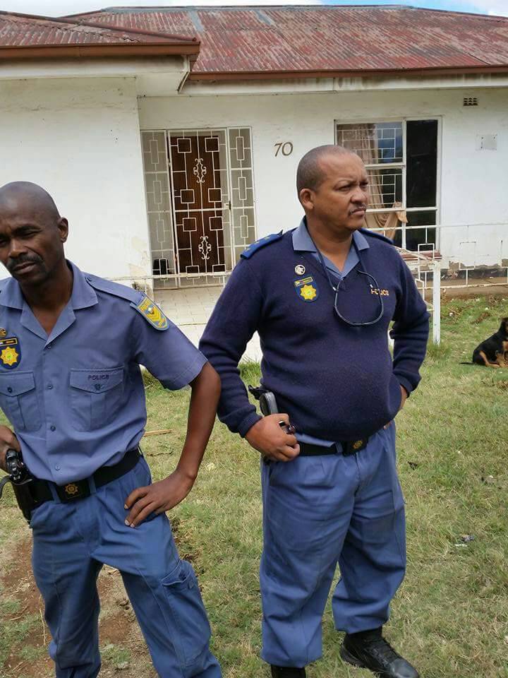 South African police