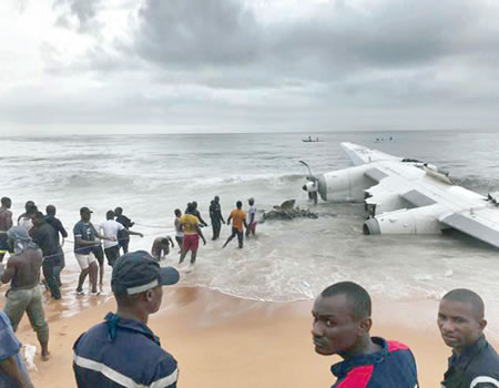 French army charter plane crashes in Ivory Coast, 4 Moldovans killed