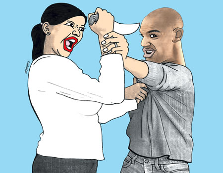 marriage, aggression