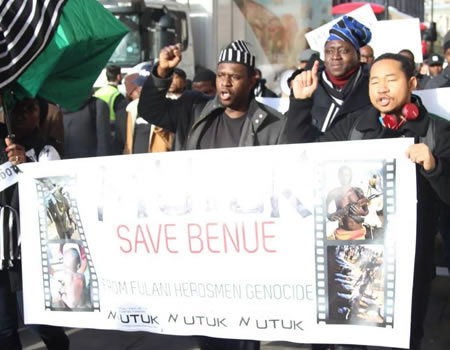 Gembala: Nigeria memprotes di Inggris, mengirimkan surat kepada PM, menuduh Buhari menghentikan pembunuhan