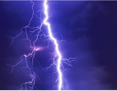 Lightning, Lightning kills evangelist