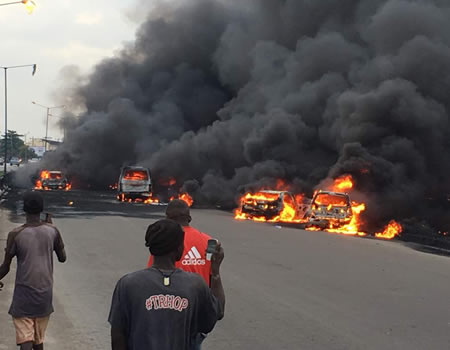 Lagos, Tanker, Explosion, tanker explosion