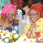 Aisha Buhari and Dolapo Osinbajo