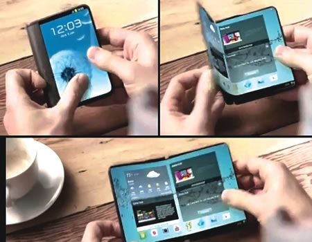 Samsung foldable smartphone