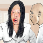 My husband beat me blue black court Zambia husband