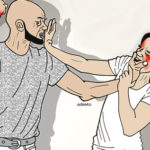 husband, Woman, infidelity, wife battering, ear drum