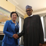 Buhari and Patricia Scotland, Commonwealth Secretary-General