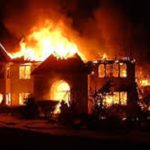 INEC offices, fire, woman, Fire multi-million naira project