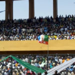 APC supporters crowded at the stadium