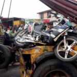 Truck Okada passenger Kogi,Truck rams into moving, 2 die as vehicles, Truck, accidentm Mack trailer, conductor