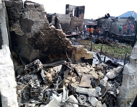 Fire, Ogbe-Ijoh, market