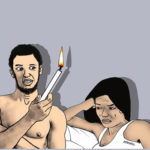 court, swear, candle, court hearing, husband