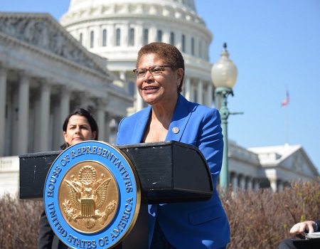 US congresswoman, Karen Bass, sowore