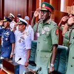 Armed Forces Commission bill, buhari removes service chiefs