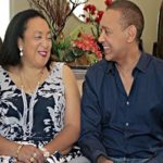 Ben Murray Bruce and wife