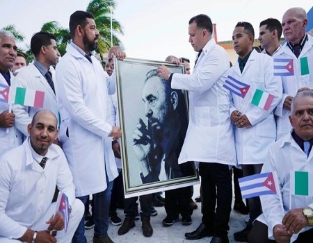 Cuban doctors head to Italy