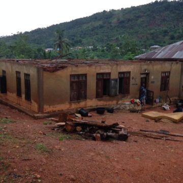 rainstorm, buildings, ondo