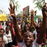 hunters, protest, Edo, herdsmen, political violence