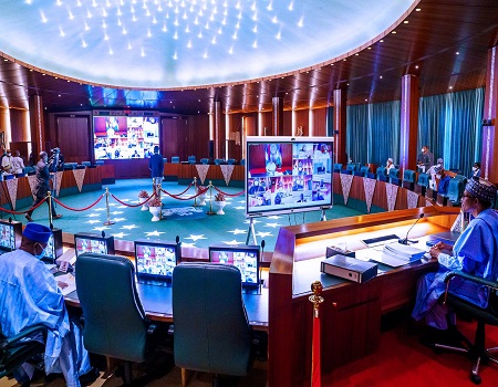 FEC approves 14-day paternity, FEC okays N1.04bn for, FEC approves 5G policy, FEC okays award, FEC debates Nigeria’s worsening poverty, N44.5 billion for FCT, meeting, FEC, hybrid spectrum deployment