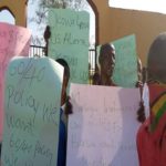 Protest in Delta, provost