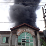Fire, nylon factory, Lagos