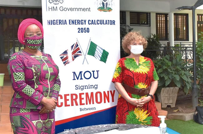 Nigeria signs MOU with UK on Energy Calculator 2050 - Tribune Online