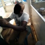 jumping inside Lagos lagoon
