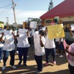 Nurses protest