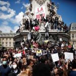 anti-racism protest, George Floyd, Paris
