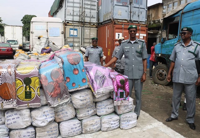 contraband goods, Customs, N15.6bn, contrabands, Southwest, NCS, SIX MONTHS