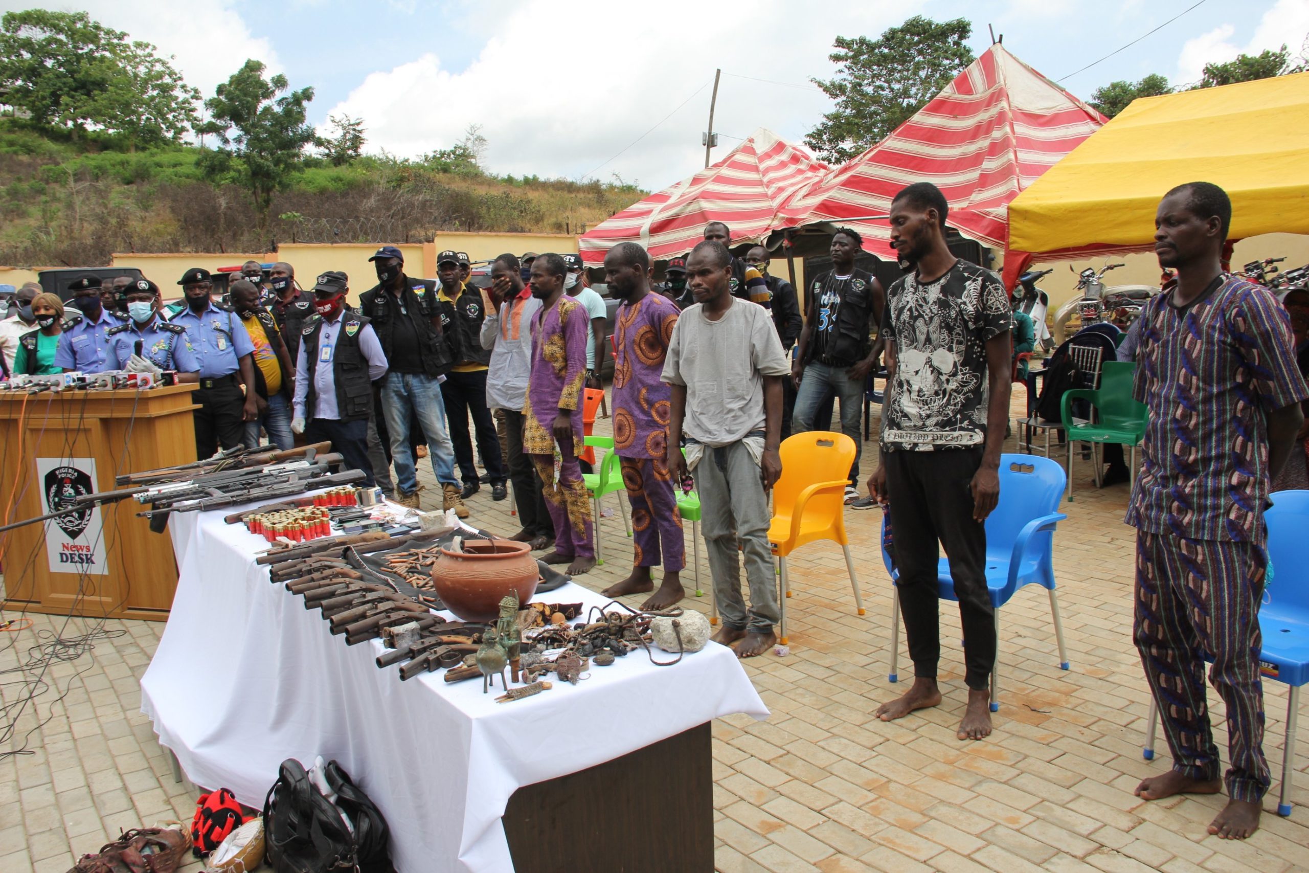 seven men who robbed three banks