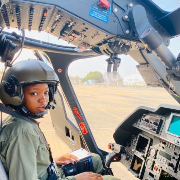 female combat pilot