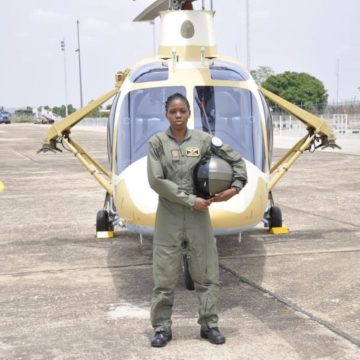 female combat pilot